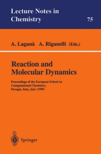 Cover image: Reaction and Molecular Dynamics 1st edition 9783540412021