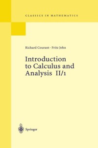 Imagen de portada: Introduction to Calculus and Analysis II/1 9783540665694