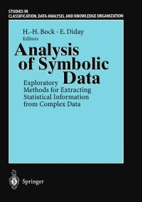 Cover image: Analysis of Symbolic Data 1st edition 9783540666196