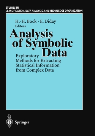 Imagen de portada: Analysis of Symbolic Data 1st edition 9783540666196