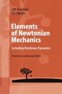 Cover image: Elements of Newtonian Mechanics 3rd edition 9783540676522