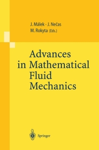 Titelbild: Advances in Mathematical Fluid Mechanics 1st edition 9783540677864