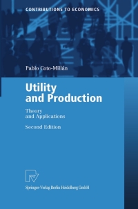 表紙画像: Utility and Production 2nd edition 9783790814231