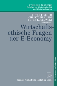 表紙画像: Wirtschaftsethische Fragen der E-Economy 1st edition 9783790815481