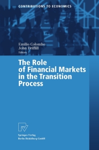 Titelbild: The Role of Financial Markets in the Transition Process 1st edition 9783790800043