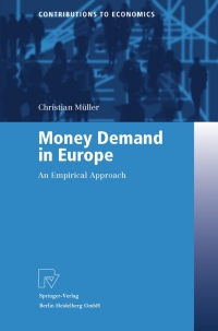 Titelbild: Money Demand in Europe 9783790800647
