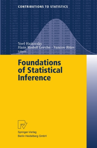 Imagen de portada: Foundations of Statistical Inference 1st edition 9783790800470