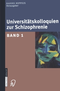 Imagen de portada: Universitätskolloquien zur Schizophrenie 1st edition 9783798513334
