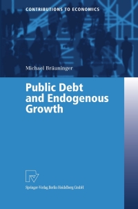 Omslagafbeelding: Public Debt and Endogenous Growth 9783790800562