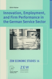 Omslagafbeelding: Innovation, Employment, and Firm Performance in the German Service Sector 9783790814811