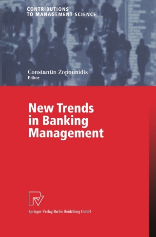 Imagen de portada: New Trends in Banking Management 1st edition 9783790814880
