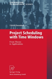 Cover image: Project Scheduling with Time Windows 9783790815160