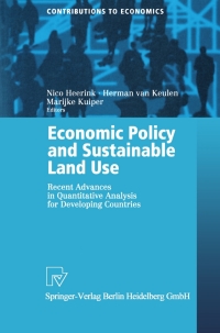 Omslagafbeelding: Economic Policy and Sustainable Land Use 1st edition 9783790813517