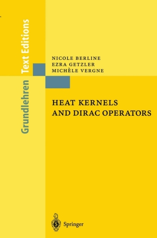 Cover image: Heat Kernels and Dirac Operators 9783540200628