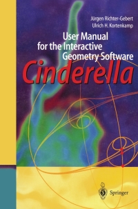 Imagen de portada: User Manual for the Interactive Geometry Software Cinderella 9783540671398