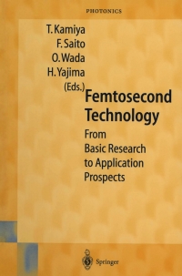Imagen de portada: Femtosecond Technology 1st edition 9783540659969
