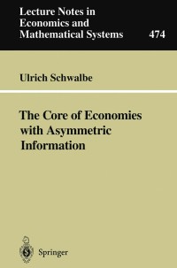 Cover image: The Core of Economies with Asymmetric Information 9783540660286