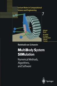 Cover image: MultiBody System SIMulation 9783540656623