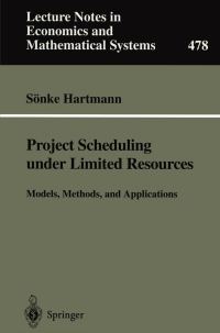 Cover image: Project Scheduling under Limited Resources 9783540663928