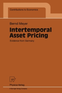 Immagine di copertina: Intertemporal Asset Pricing 9783790811599