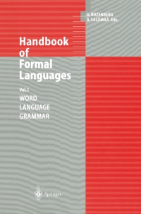 Omslagafbeelding: Handbook of Formal Languages 9783642638633