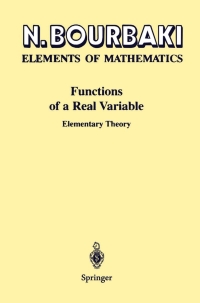 Imagen de portada: Functions of a Real Variable 9783642639326