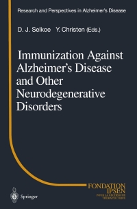 Cover image: Immunization Against Alzheimer’s Disease and Other Neurodegenerative Disorders 1st edition 9783642593321