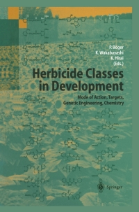 Imagen de portada: Herbicide Classes in Development 1st edition 9783540431473