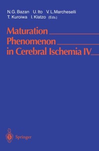 Titelbild: Maturation Phenomenon in Cerebral Ischemia IV 1st edition 9783540411079