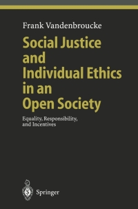 Cover image: Social Justice and Individual Ethics in an Open Society 9783540416364