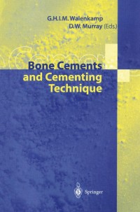 Cover image: Bone Cements and Cementing Technique 1st edition 9783540416777