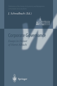 Imagen de portada: Corporate Governance 1st edition 9783540421894