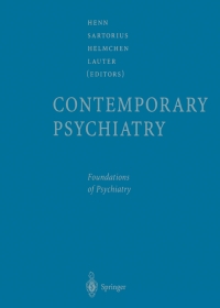 Titelbild: Contemporary Psychiatry 1st edition 9783540658054