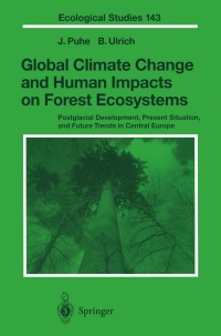 صورة الغلاف: Global Climate Change and Human Impacts on Forest Ecosystems 9783540671275