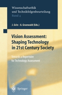 صورة الغلاف: Vision Assessment: Shaping Technology in 21st Century Society 1st edition 9783540666332