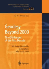 Imagen de portada: Geodesy Beyond 2000 1st edition 9783540670025