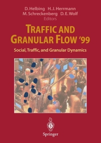 Imagen de portada: Traffic and Granular Flow ’99 1st edition 9783540670919