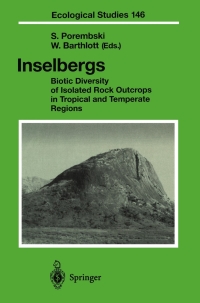 صورة الغلاف: Inselbergs 1st edition 9783540672692
