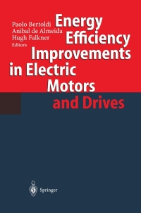 Titelbild: Energy Efficiency Improvements in Electronic Motors and Drives 1st edition 9783540674894