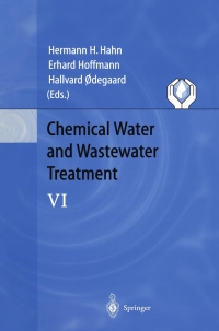 Cover image: Chemical Water and Wastewater Treatment VI 1st edition 9783540675747