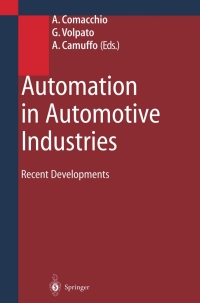 صورة الغلاف: Automation in Automotive Industries 1st edition 9783540640189