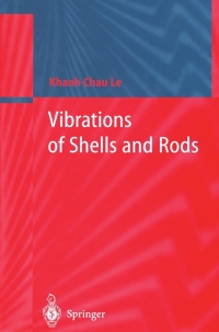 Imagen de portada: Vibrations of Shells and Rods 9783540645160