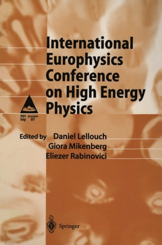 Imagen de portada: International Europhysics Conference on High Energy Physics 1st edition 9783540649700