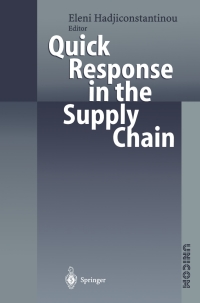Imagen de portada: Quick Response in the Supply Chain 1st edition 9783540650454