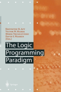 Cover image: The Logic Programming Paradigm 1st edition 9783540654636