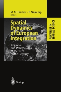 表紙画像: Spatial Dynamics of European Integration 1st edition 9783540658177