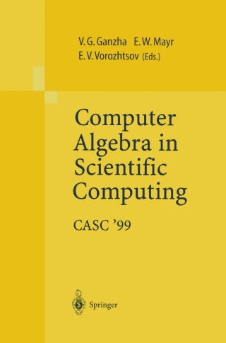 Cover image: Computer Algebra in Scientific Computing CASC’99 1st edition 9783540660477