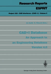 Cover image: CAD*I Database 9783540533832