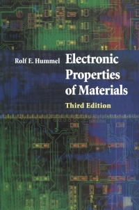 Cover image: Electronic Properties of Materials 3rd edition 9783642865404