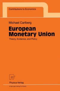 Imagen de portada: European Monetary Union 9783790811919